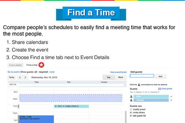 [Infographic] 25 Google Calendar Hacks to Save You Time - Hppy
