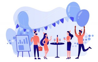 post-pandemic office party